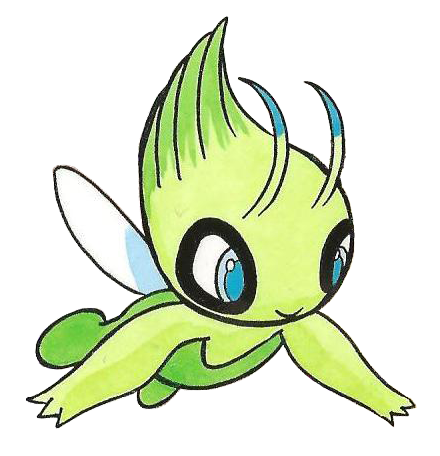 celebi art from hgss